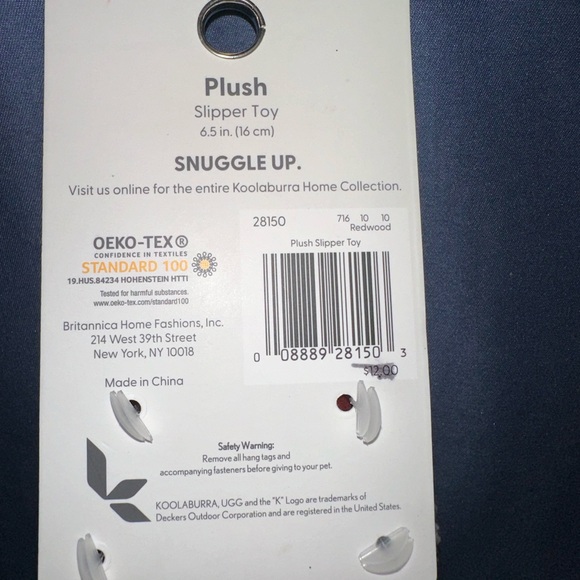 Koolaburra by Ugg Dog Toy - Picture 4 of 4